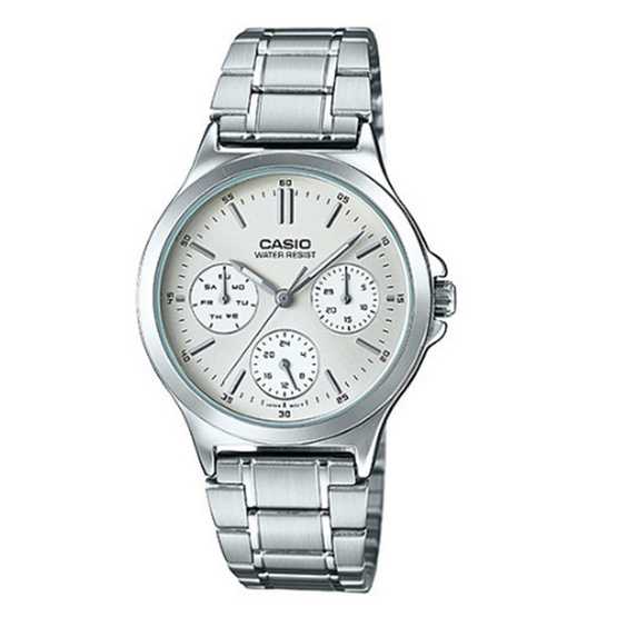 CASIO นาฬิกาคาสิโอ พร้อมส่ง นาฬิกาข้อมือ นาฬิกาของแท้ ประกันศูนย์ CMG 1 ปี รุ่น LTP-V300D-7A
