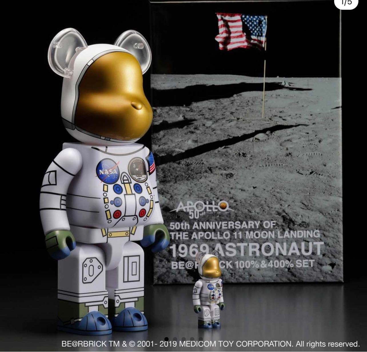 Bearbrick-Apollo17-Astronaut-
