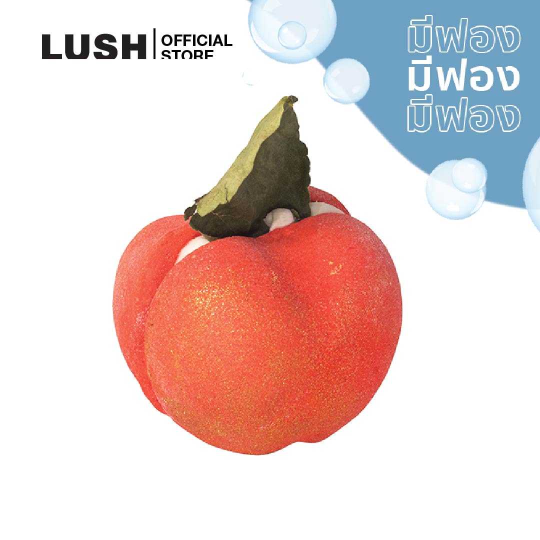 LUSH APPLE CRUMBLE BUBBLEROON BUBBLE BATH บับเบิ้ลรูน บับเบิ้ลบาธ บาร์ ตีฟอง ในอ่างอาบน้ำ  200g
