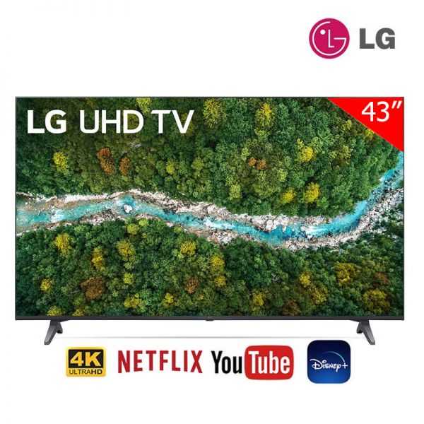 LG UHD 4K Smart TV 43 นิ้ว UP7700 | Real 4K | HDR10 Pro | LG ThinQ AI Ready - ประกันศูนย์ 3 ปี