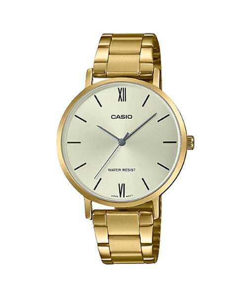 CASIO นาฬิกาคาสิโอ พร้อมส่ง นาฬิกาข้อมือ นาฬิกาของแท้ ประกันศูนย์ CMG 1 ปี รุ่น LTP-VT01G-9B