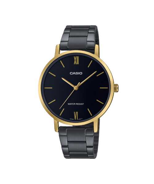 CASIO นาฬิกาคาสิโอ พร้อมส่ง นาฬิกาข้อมือ นาฬิกาของแท้ ประกันศูนย์ CMG 1 ปี รุ่น LTP-VT01GB-1B