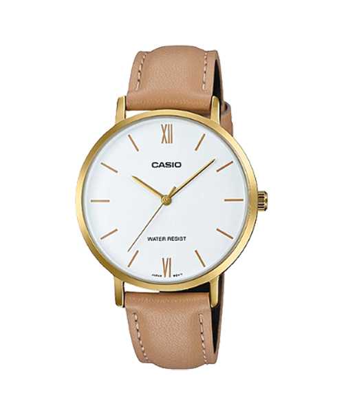 CASIO นาฬิกาคาสิโอ พร้อมส่ง นาฬิกาข้อมือ นาฬิกาของแท้ ประกันศูนย์ CMG 1 ปี รุ่น LTP-VT01GL-7B