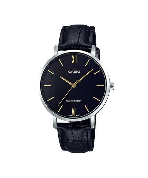 CASIO นาฬิกาคาสิโอ พร้อมส่ง นาฬิกาข้อมือ นาฬิกาของแท้ ประกันศูนย์ CMG 1 ปี รุ่น LTP-VT01L-1B