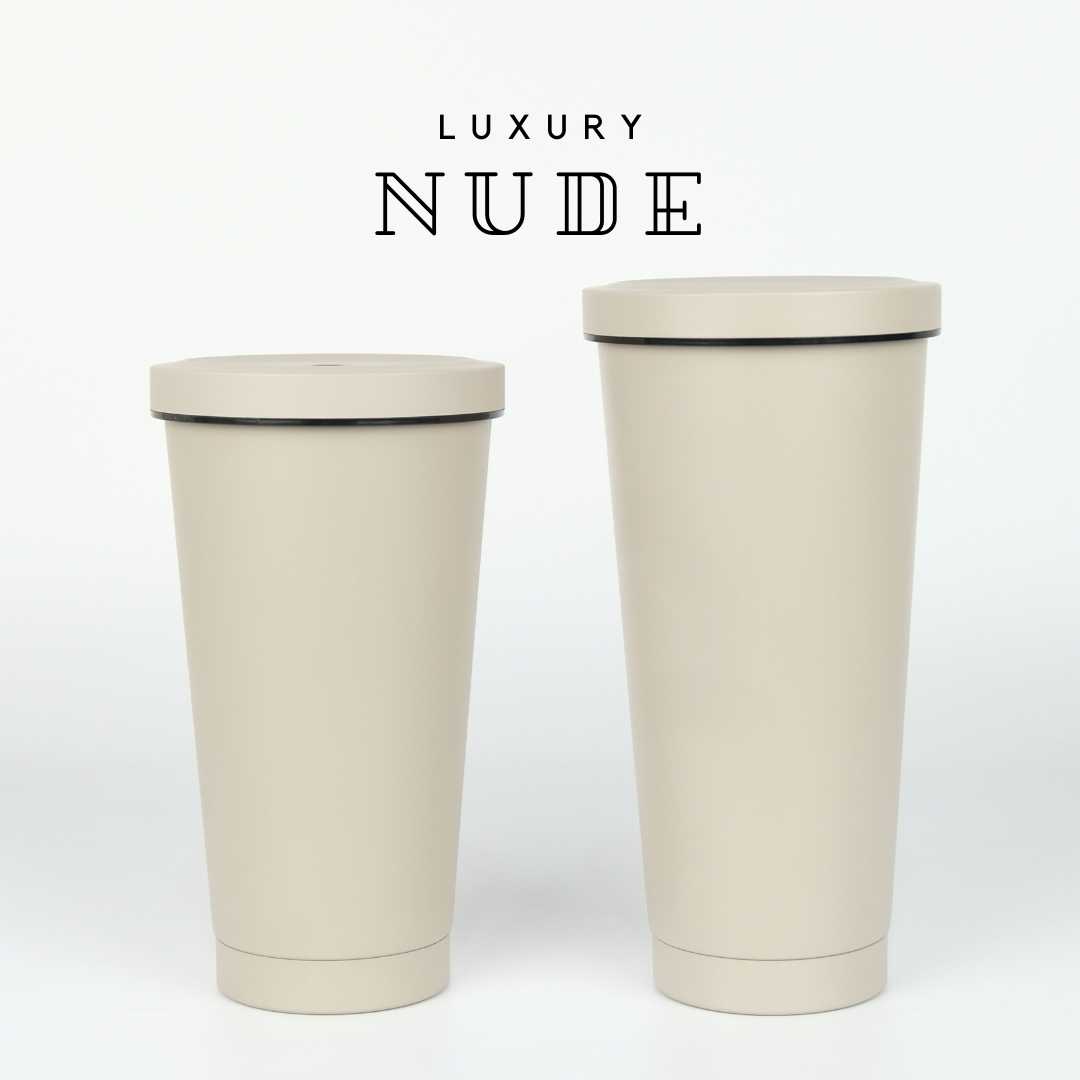 แก้วเก็บ​ความ​เย็น​ Luxury Tumbler - สี Nude