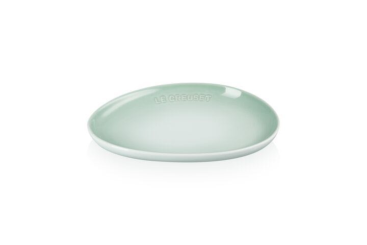 21CM SPHERE PETAL PLATE WATER GREEN