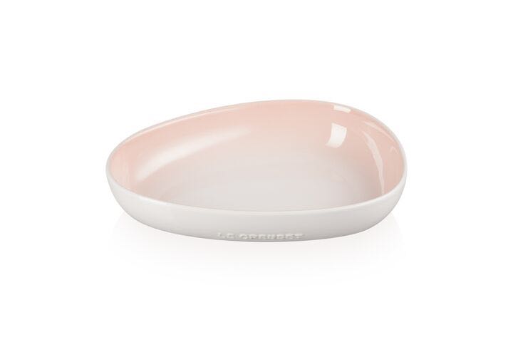 24CM SPHERE PETAL DISH SHELL PINK