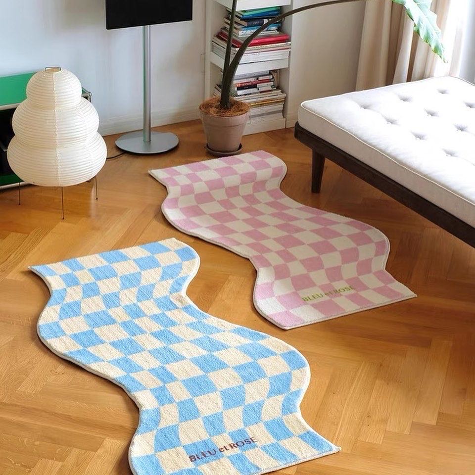 Wave checkerboard carpet (Pre-order)