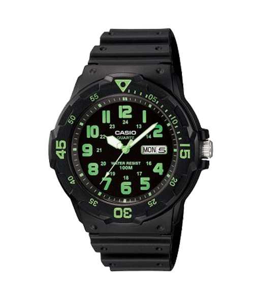 CASIO นาฬิกาคาสิโอ พร้อมส่ง นาฬิกาข้อมือ นาฬิกาของแท้ ประกันศูนย์ CMG 1 ปี รุ่น MRW-200H-3B