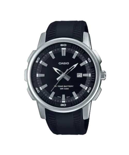 CASIO นาฬิกาคาสิโอ พร้อมส่ง นาฬิกาข้อมือ นาฬิกาของแท้ ประกันศูนย์ CMG 1 ปี รุ่น MTP-E195-1A