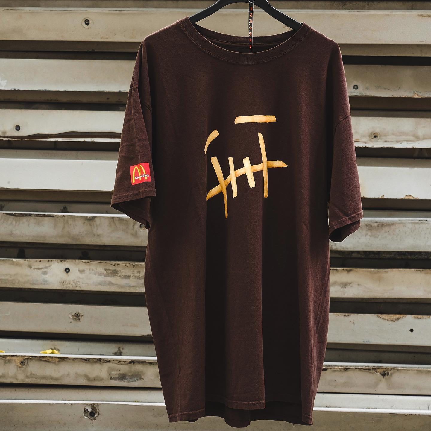 Travis Scott x Mc Donald’s Fry Tee Brown