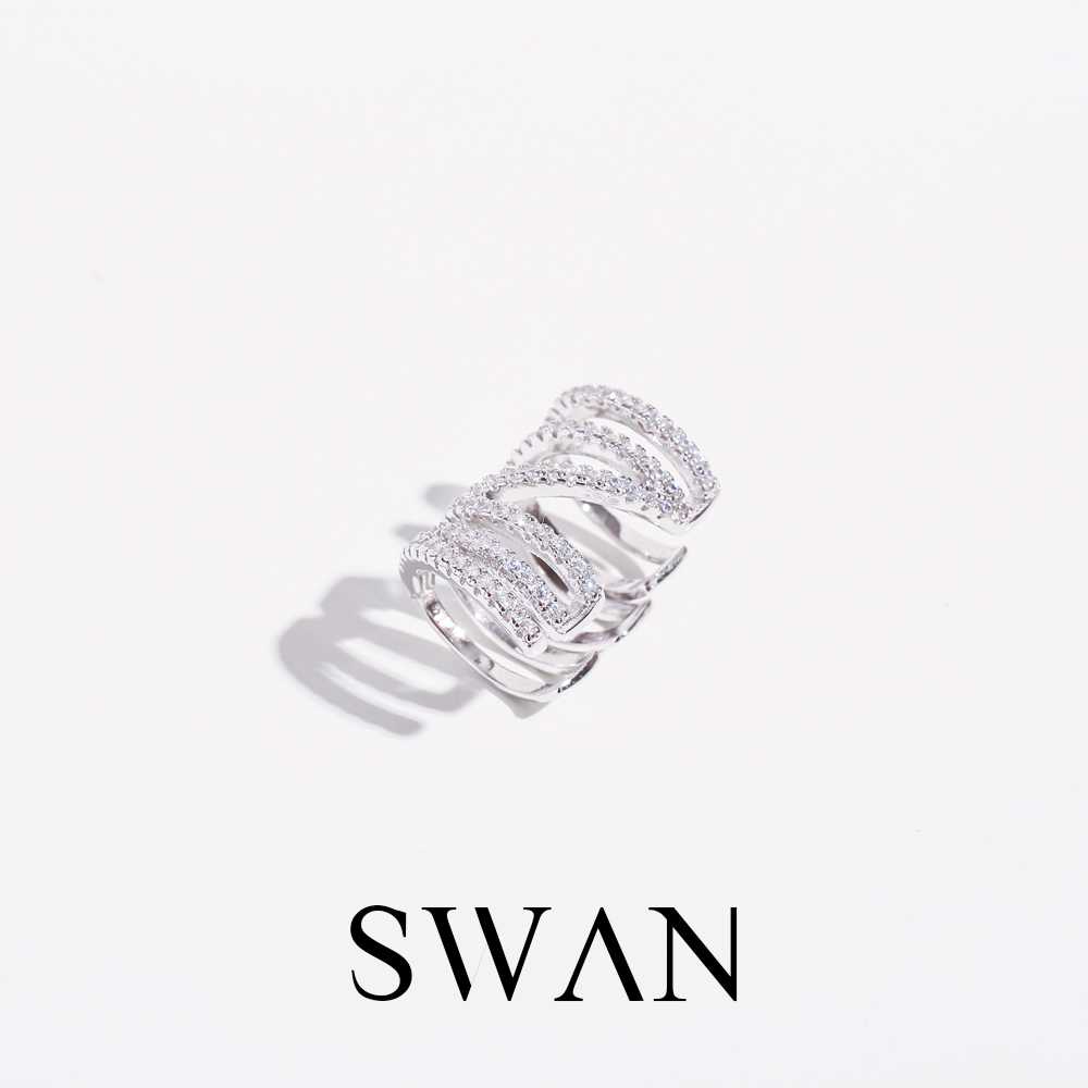 Line Pave Cuff