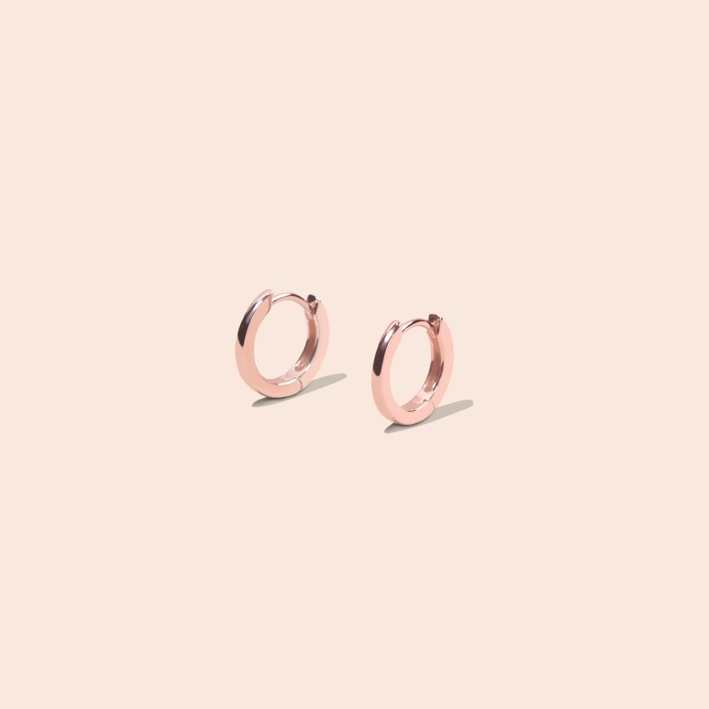 GEMMAPIECE ต่างหูห่วง 9mm Plain Huggies Earring