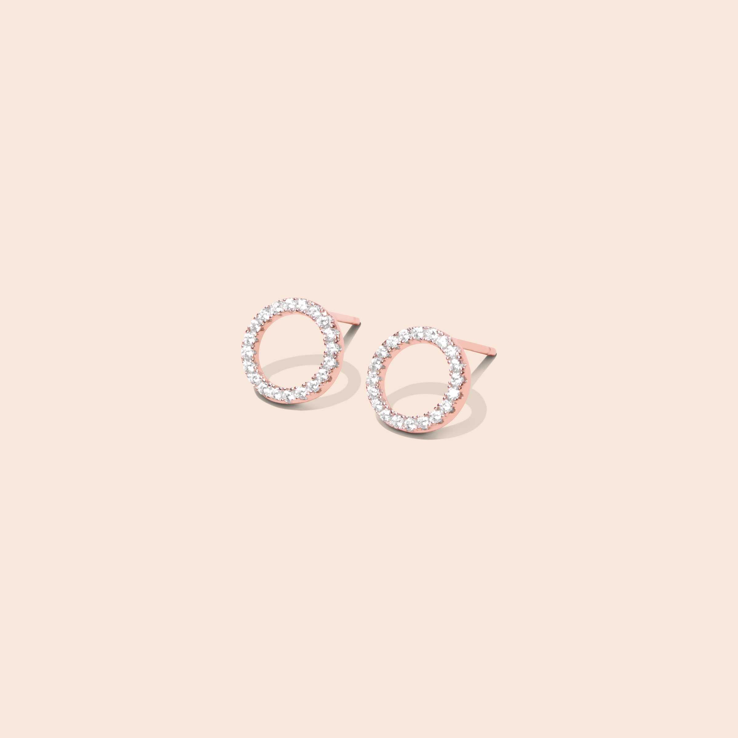 GEMMAPIECE ต่างหูแป้น Kayla Circle of life Earring Stud
