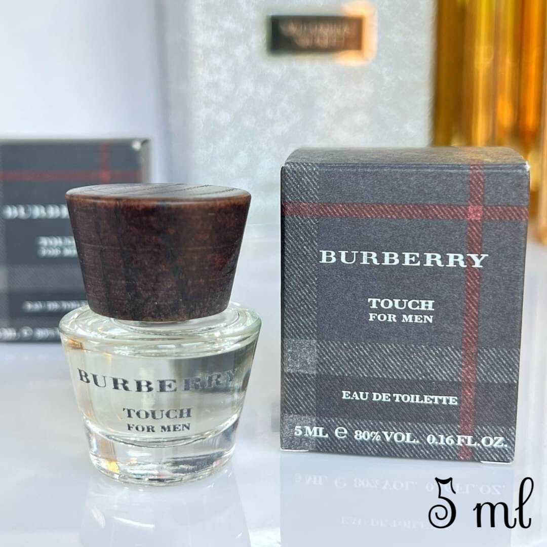 BURBERRY Touch for Men EDT น้ำหอมจิ๋ว ขนาดทดลอง 5 ml หัวแต้ม แท้100%