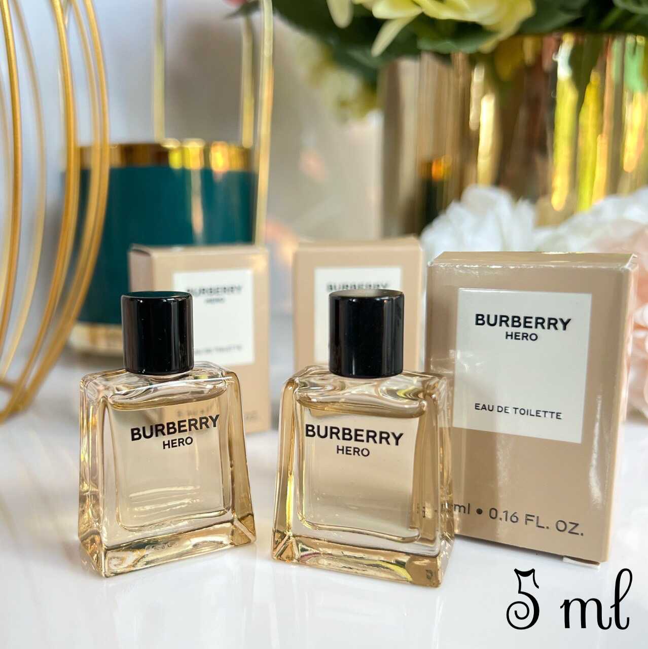 BURBERRY Hero EDT น้ำหอมจิ๋ว ขนาดทดลอง 5 ml หัวแต้ม แท้100%