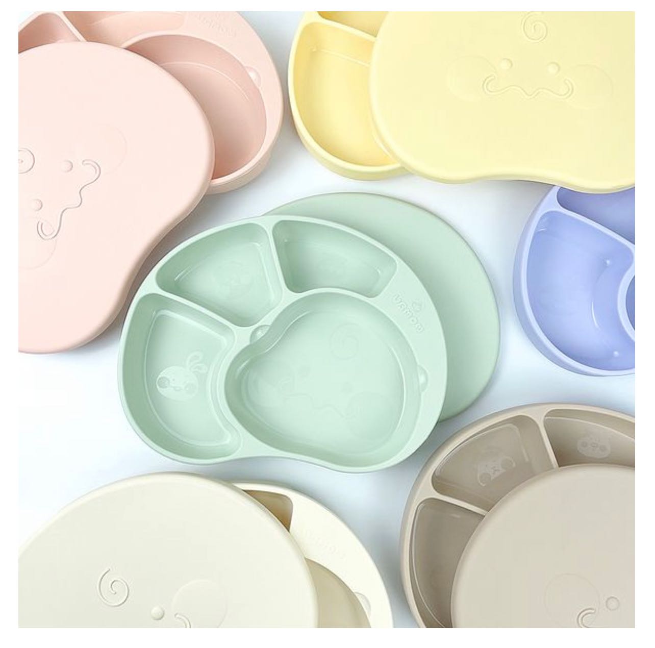 UBMOM silicone platinum plate set