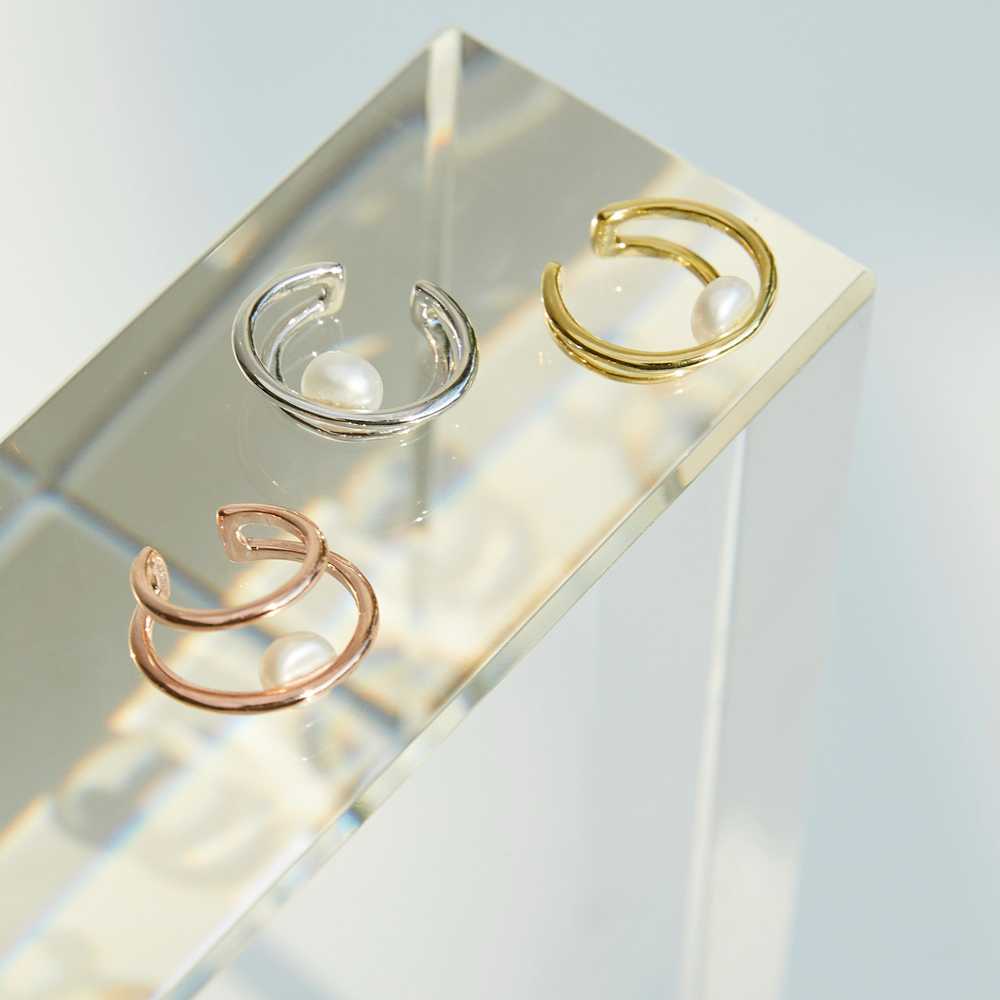 Double Line Pearl Cuff