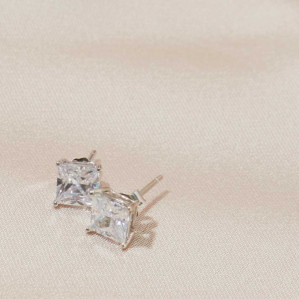 Princess Cut Earring