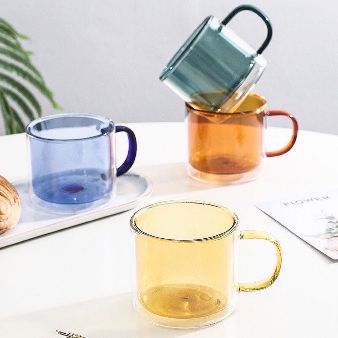 ✅ 𝘿𝙤𝙪𝙗𝙡𝙚 𝙇𝙖𝙮𝙚𝙧 𝙈𝙪𝙜  : Colorful ☕️ แก้วมัค 2 ชั้น สีสันสวยๆ