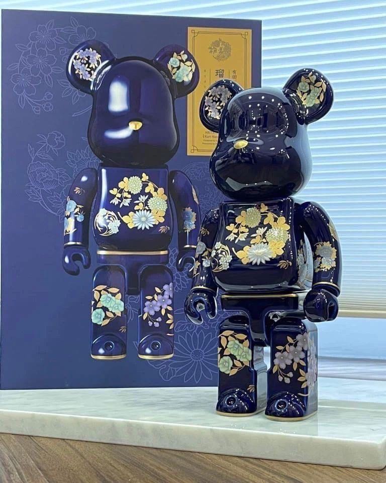 ⭐️Bearbrick Arita rurihanamarumon 400%⭐️