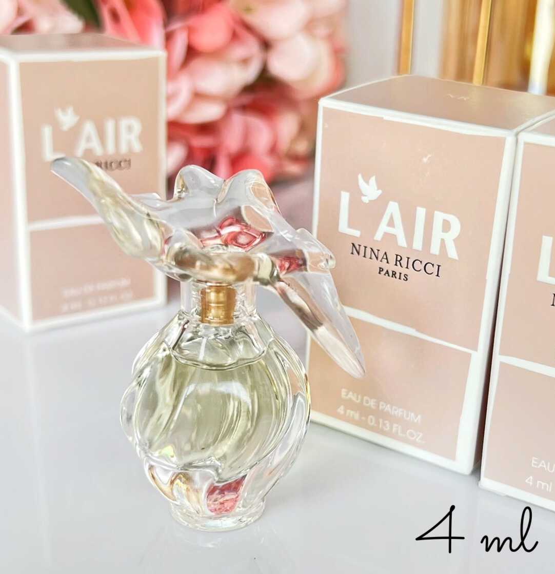 NINA RICCI L'air EDP น้ำหอมจิ๋ว ขนาดทดลอง 4 ml หัวแต้ม แท้100%