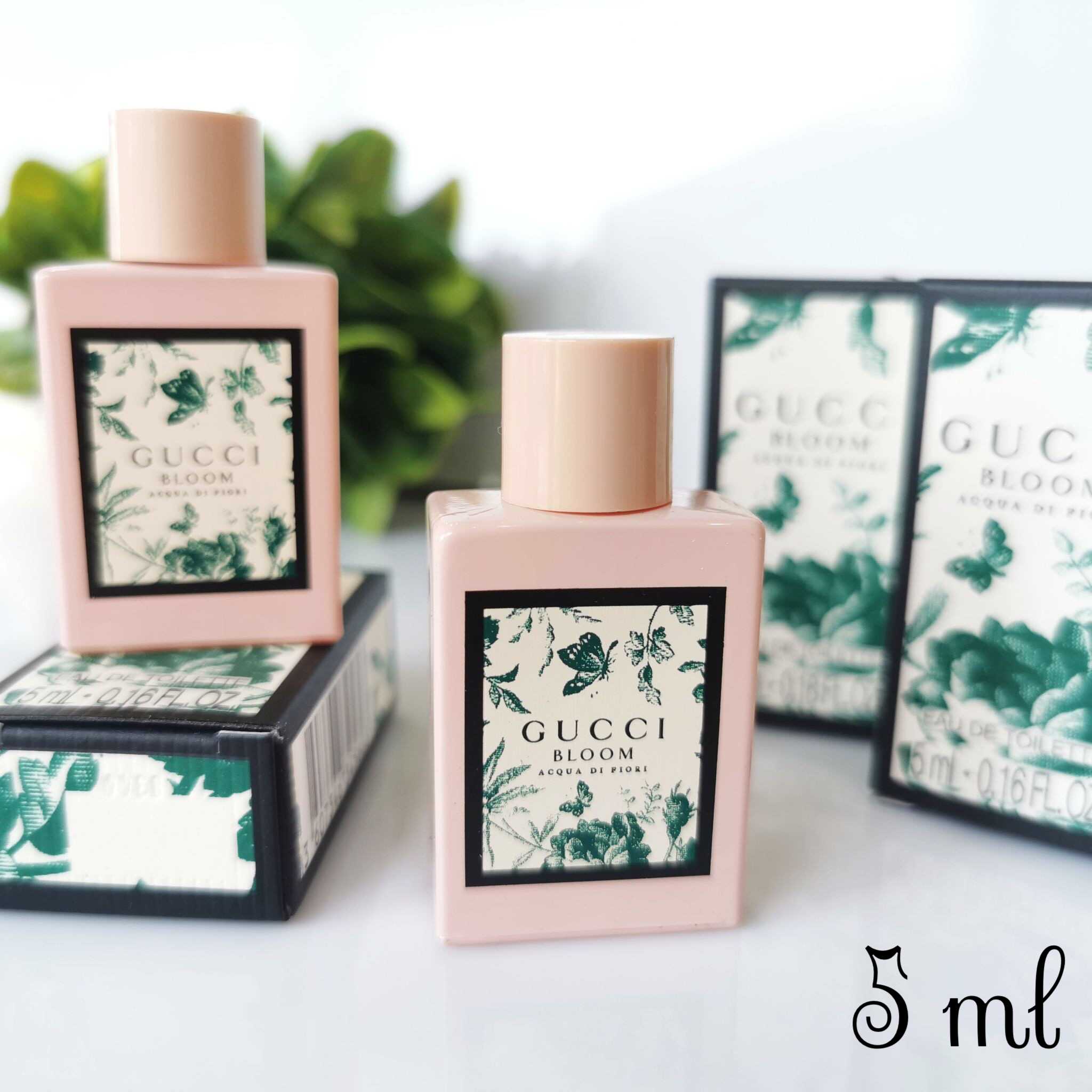 GUCCI Bloom Acqua Di Fiori EDT น้ำหอมจิ๋ว ขนาดทดลอง 5 ml หัวแต้ม แท้100%