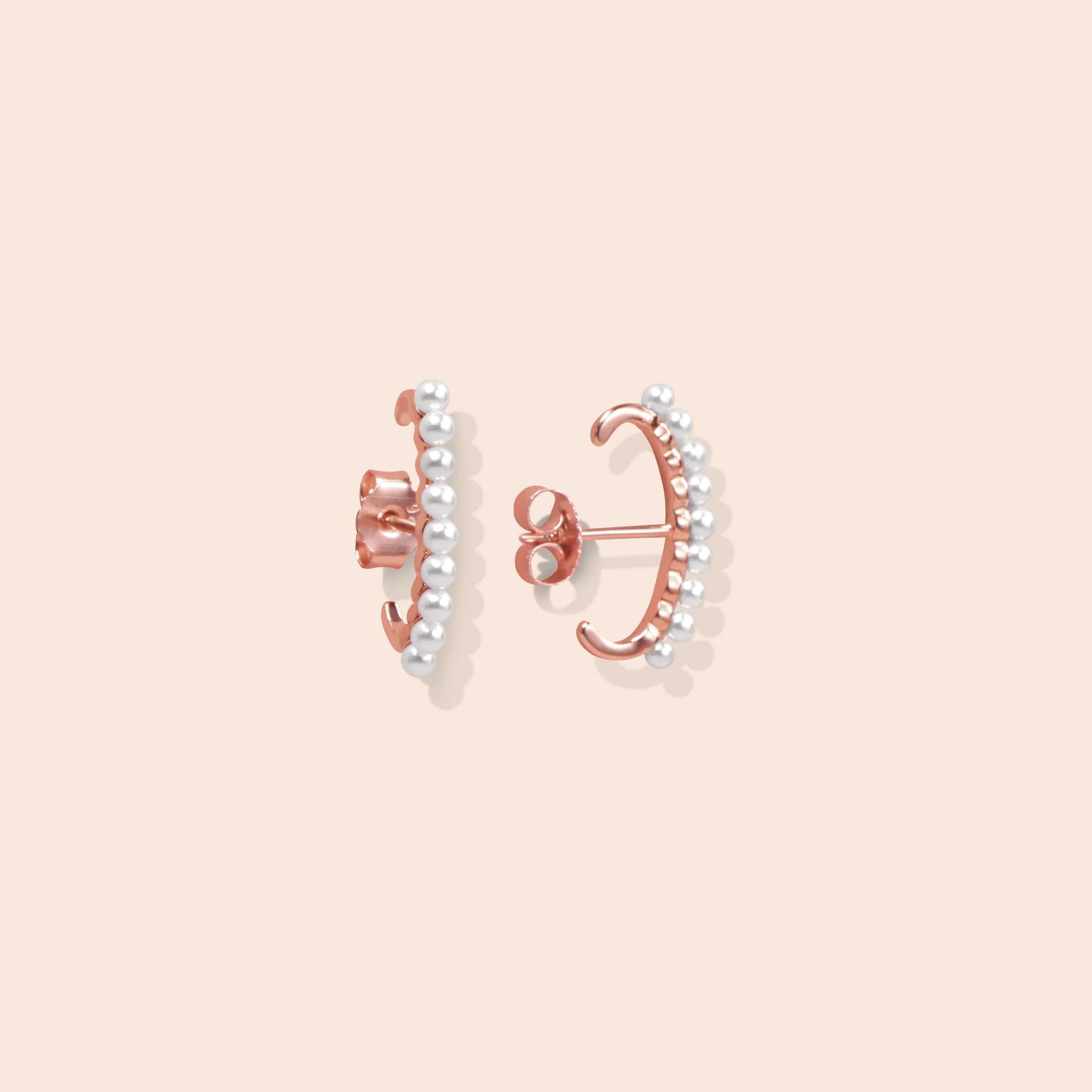 GEMMAPIECE ต่างหูแป้น Pearl Earloop Earring Stud