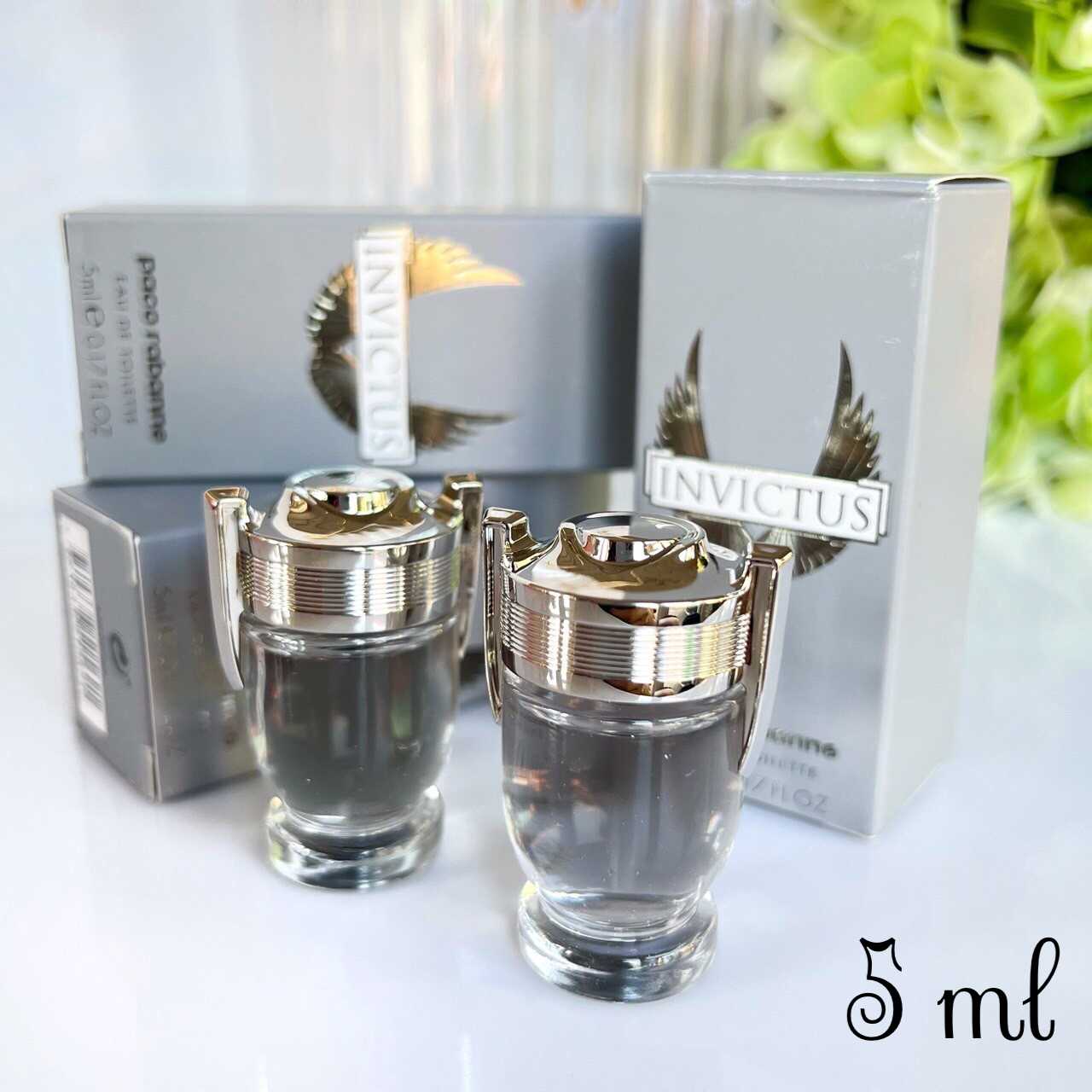 Paco Rabanne Invictus EDT น้ำหอมจิ๋ว ขนาดทดลอง 5 ml หัวแต้ม แท้100%