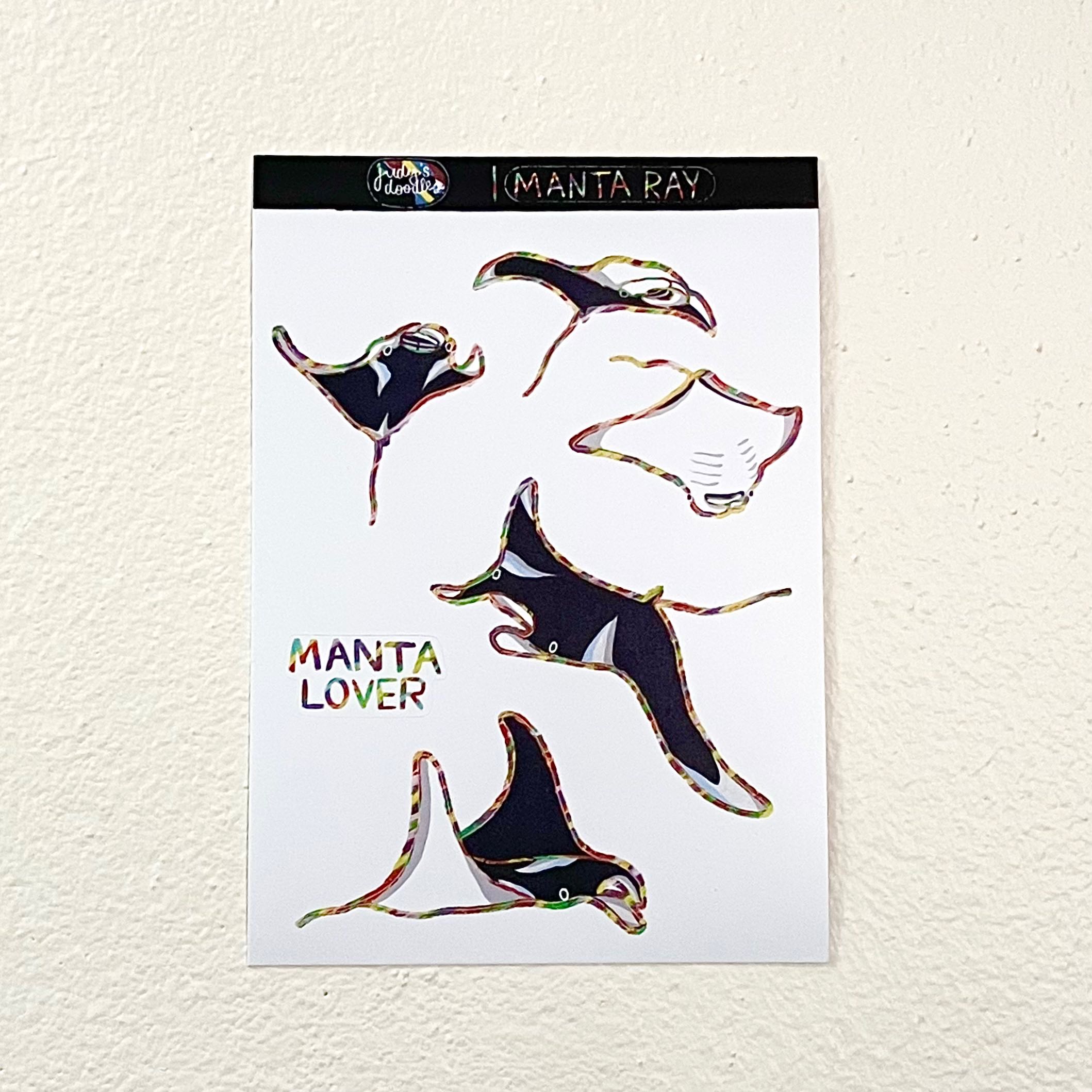 manta roll sticker