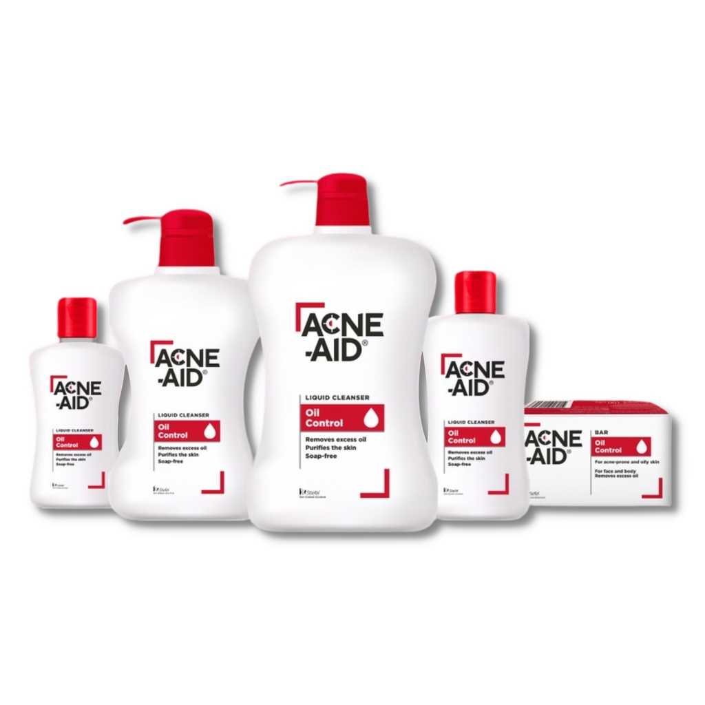 ACNE-AID แอคเน่-เอด ลิควิด คลีนเซอร์ คลีนเซอร์สำหรับปัญหาสิว เหมาะสำหรับผิวมัน สิวอุดตัน 100 มล.