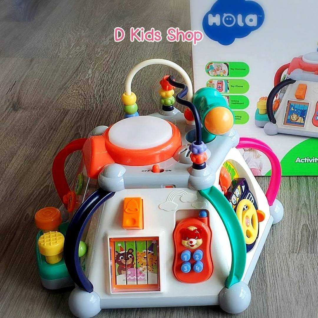 D Kids ของเล่นเสริมทักษะ กล่องกิจกรรม 6 ด้าน  (Hola)