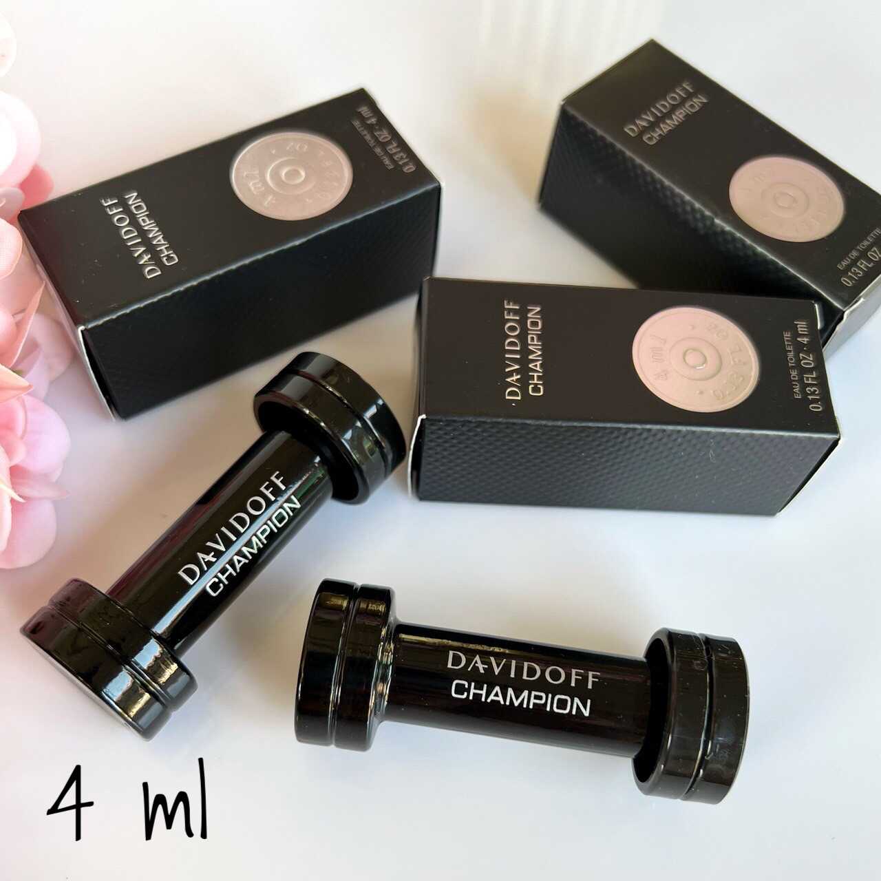 DAVIDOFF Champion EDT น้ำหอมจิ๋ว ขนาดทดลอง 4 ml หัวแต้ม แท้100%