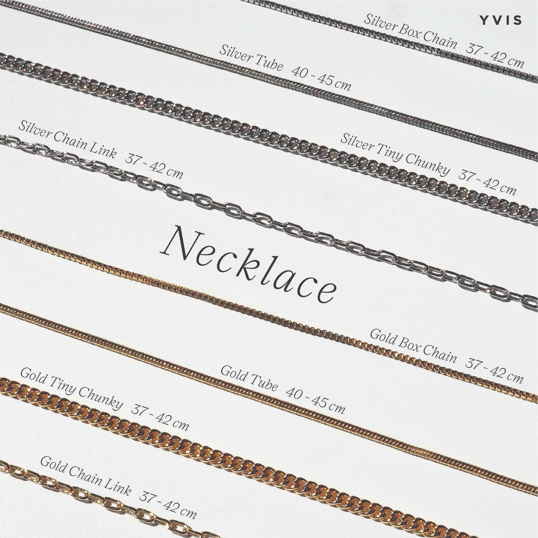 YVIS chain necklace (gold,silver)