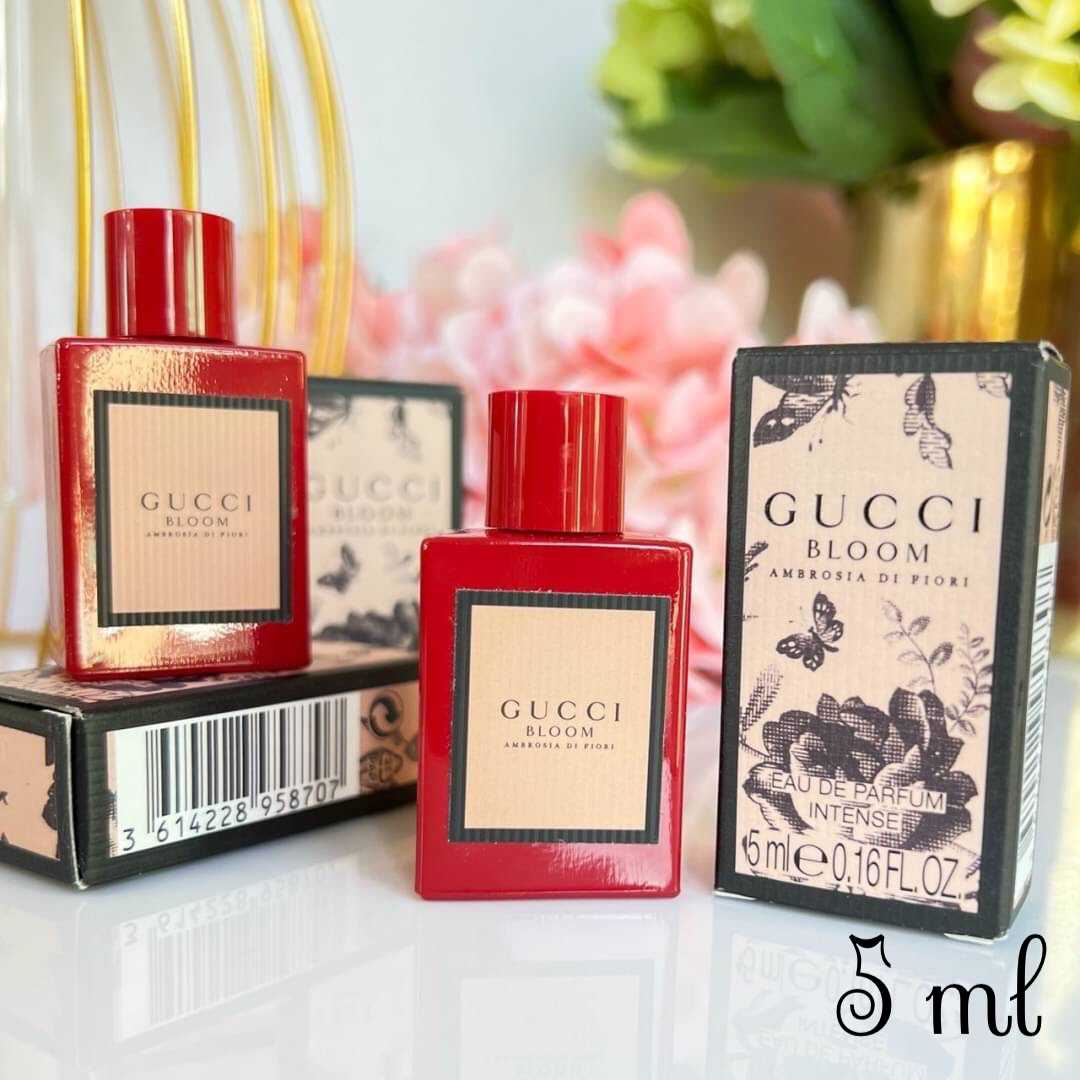 GUCCI Bloom Ambrosia Di Fiori Intense EDP น้ำหอมจิ๋ว ขนาดทดลอง 5 ml หัวแต้ม แท้100%