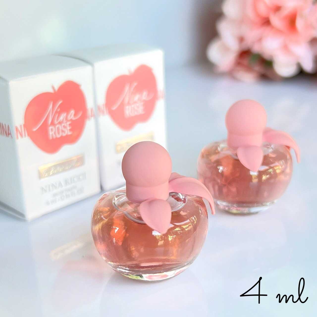 NINA RICCI Rose EDT น้ำหอมจิ๋ว ขนาดทดลอง 4 ml หัวแต้ม แท้100%