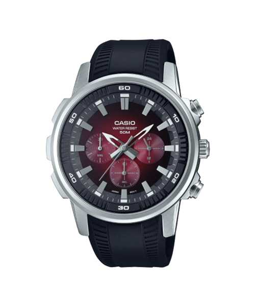 CASIO นาฬิกาคาสิโอ พร้อมส่ง นาฬิกาข้อมือ นาฬิกาของแท้ ประกันศูนย์ CMG 1 ปี รุ่น MTP-E505-4A