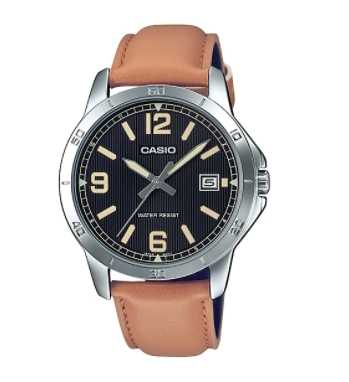 CASIO นาฬิกาคาสิโอ พร้อมส่ง นาฬิกาข้อมือ นาฬิกาของแท้ ประกันศูนย์ CMG 1 ปี รุ่น MTP-V004L-1B2