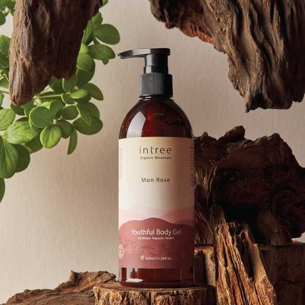INTREE ยูธฟูล บอดี้ เจล มอญ โรส ออแกนิค 320ml