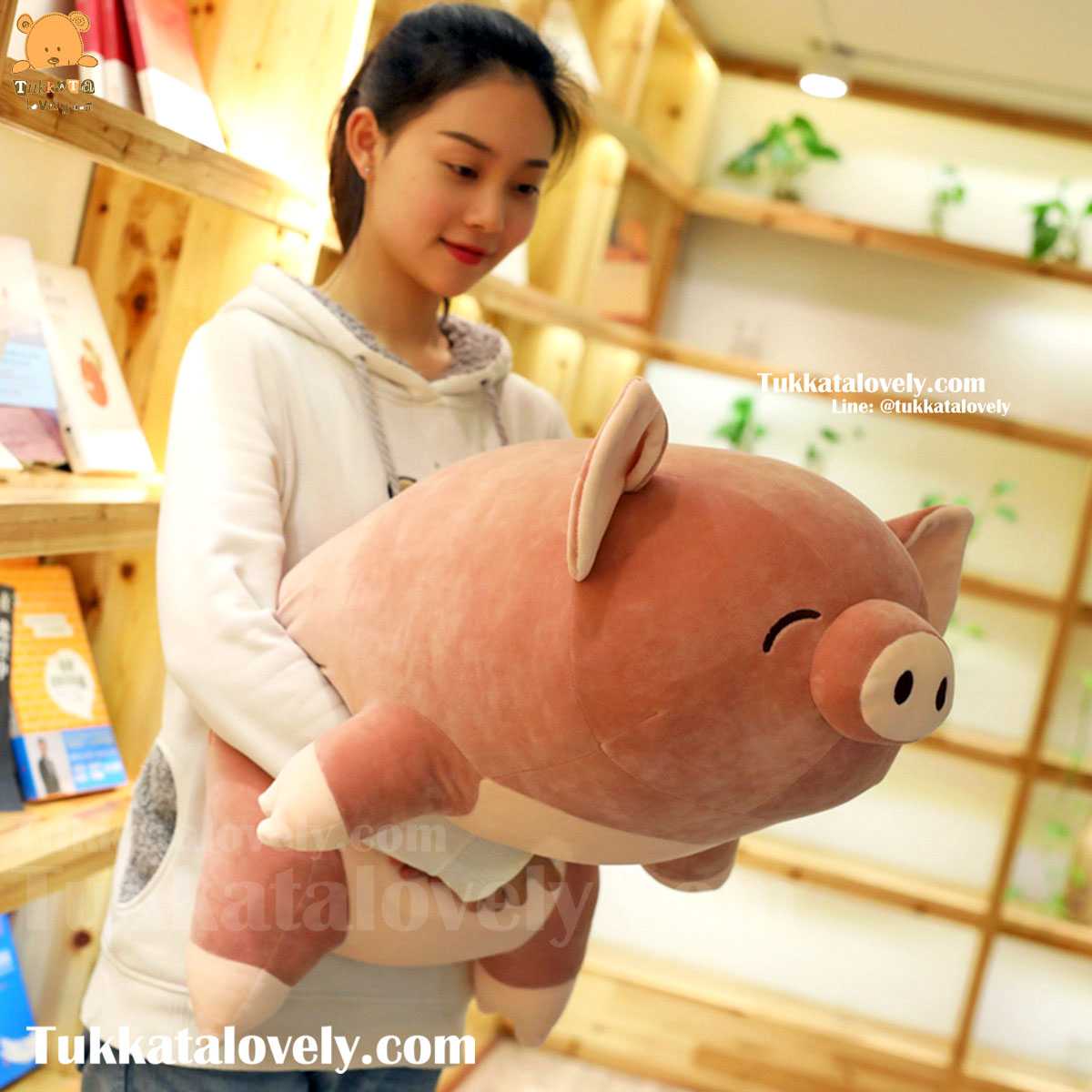 ตุ๊กตาหมูอ้วนกลม