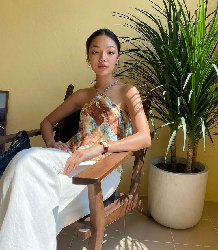 SILA Karen top - brown color