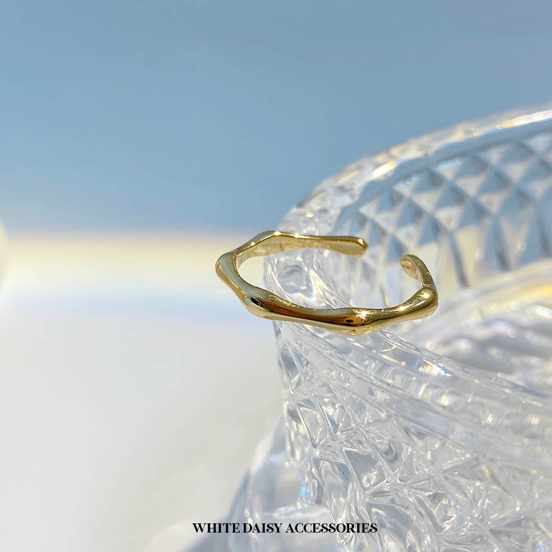 🔥 New Collection🔥Camille Cuff Ring แหวนแฟชั่น แหวนสีทอง แหวนผู้หญิง เครื่องประดับแฟชั่น#WD197