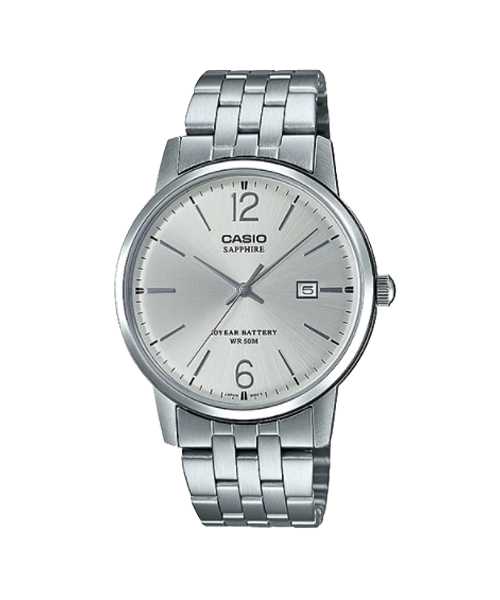 CASIO นาฬิกาคาสิโอ พร้อมส่ง นาฬิกาข้อมือ นาฬิกาของแท้ ประกันศูนย์ CMG 1 ปี รุ่น MTS-110D-7A