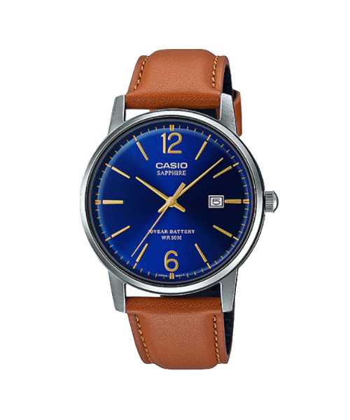 CASIO นาฬิกาคาสิโอ พร้อมส่ง นาฬิกาข้อมือ นาฬิกาของแท้ ประกันศูนย์ CMG 1 ปี รุ่น MTS-110L-2A