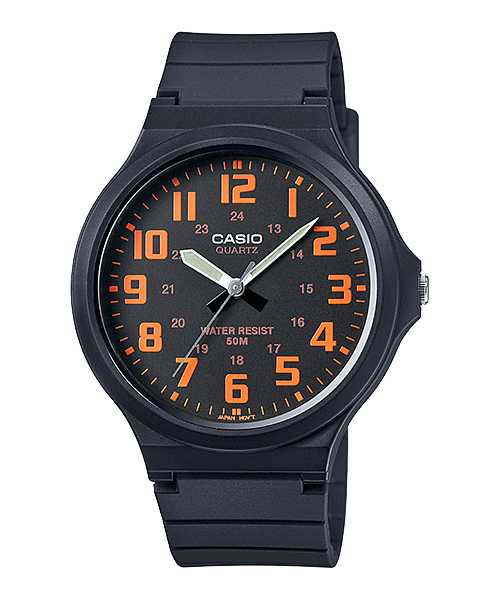 CASIO นาฬิกาคาสิโอ พร้อมส่ง นาฬิกาข้อมือ นาฬิกาของแท้ ประกันศูนย์ CMG 1 ปี รุ่น MW-240-4B