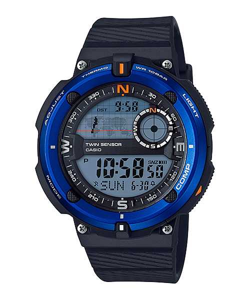 CASIO นาฬิกาคาสิโอ พร้อมส่ง นาฬิกาข้อมือ นาฬิกาของแท้ ประกันศูนย์ CMG 1 ปี รุ่น SGW-600H-2A
