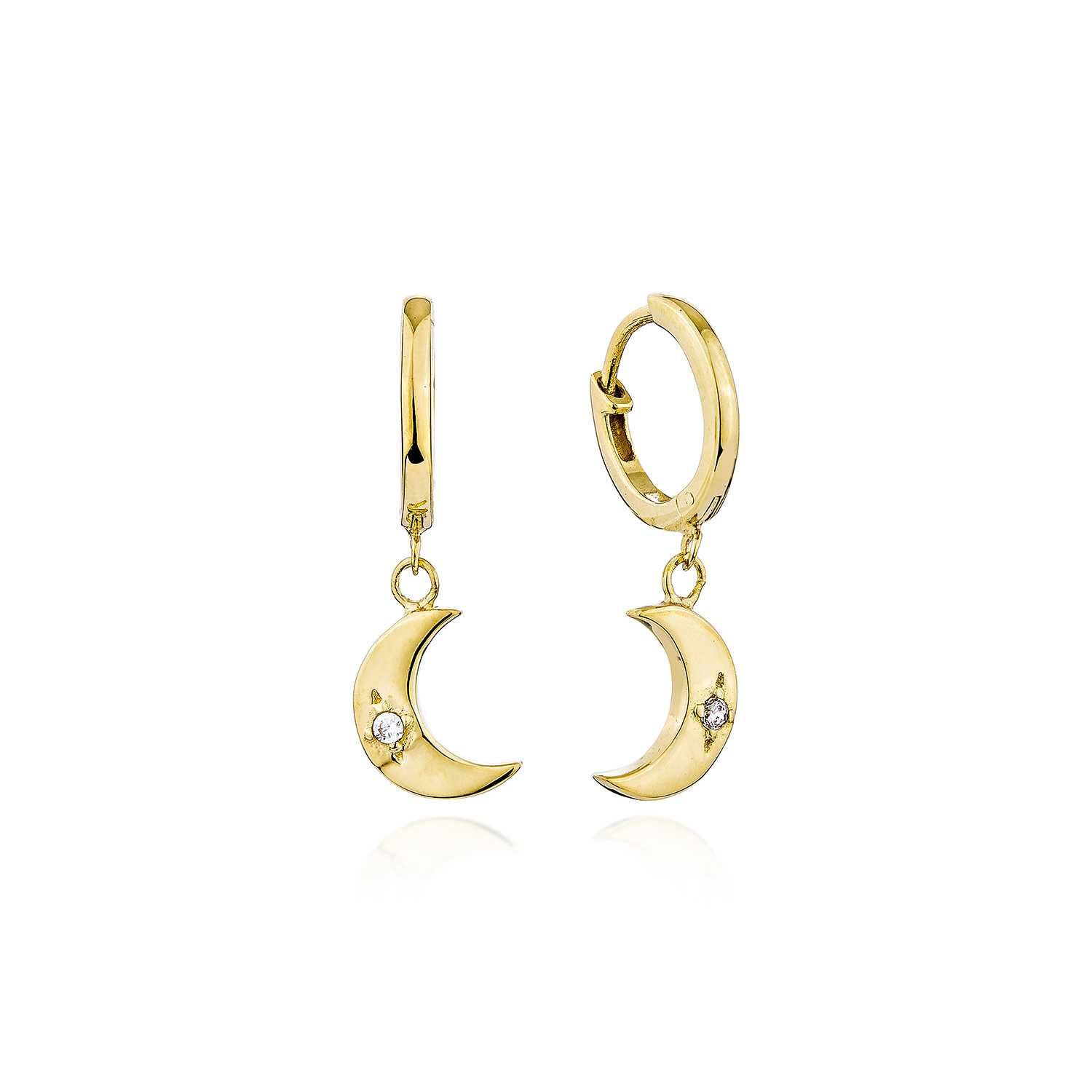 SELENE MOONLIGHT MINI HOOPS