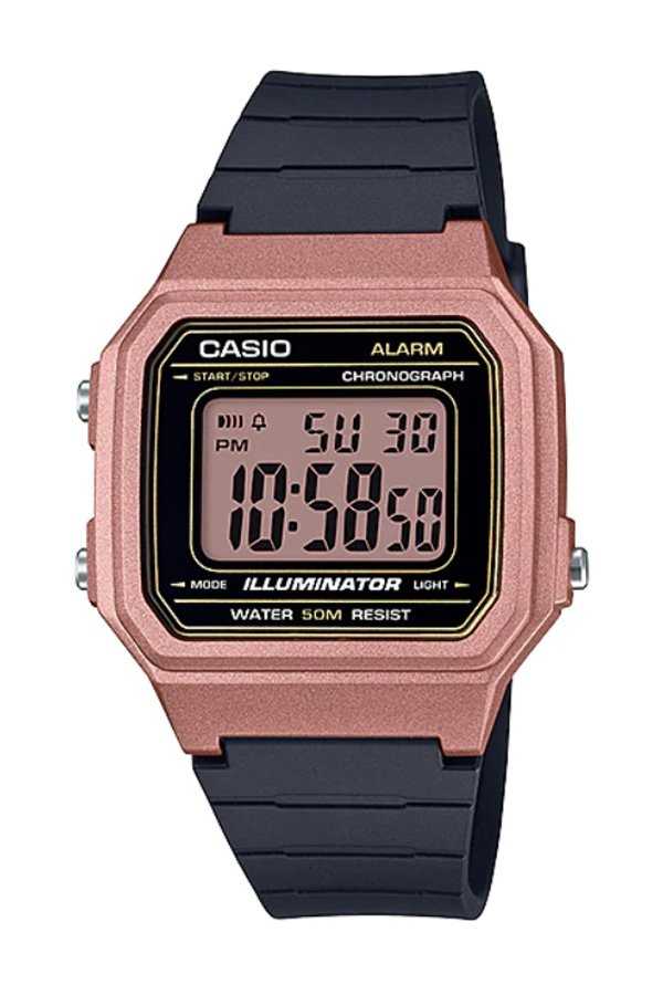 CASIO นาฬิกาคาสิโอ พร้อมส่ง นาฬิกาข้อมือ นาฬิกาของแท้ ประกันศูนย์ CMG 1 ปี รุ่น W-217HM-5A
