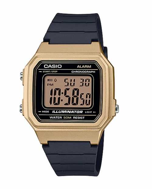CASIO นาฬิกาคาสิโอ พร้อมส่ง นาฬิกาข้อมือ นาฬิกาของแท้ ประกันศูนย์ CMG 1 ปี รุ่น W-217HM-9A