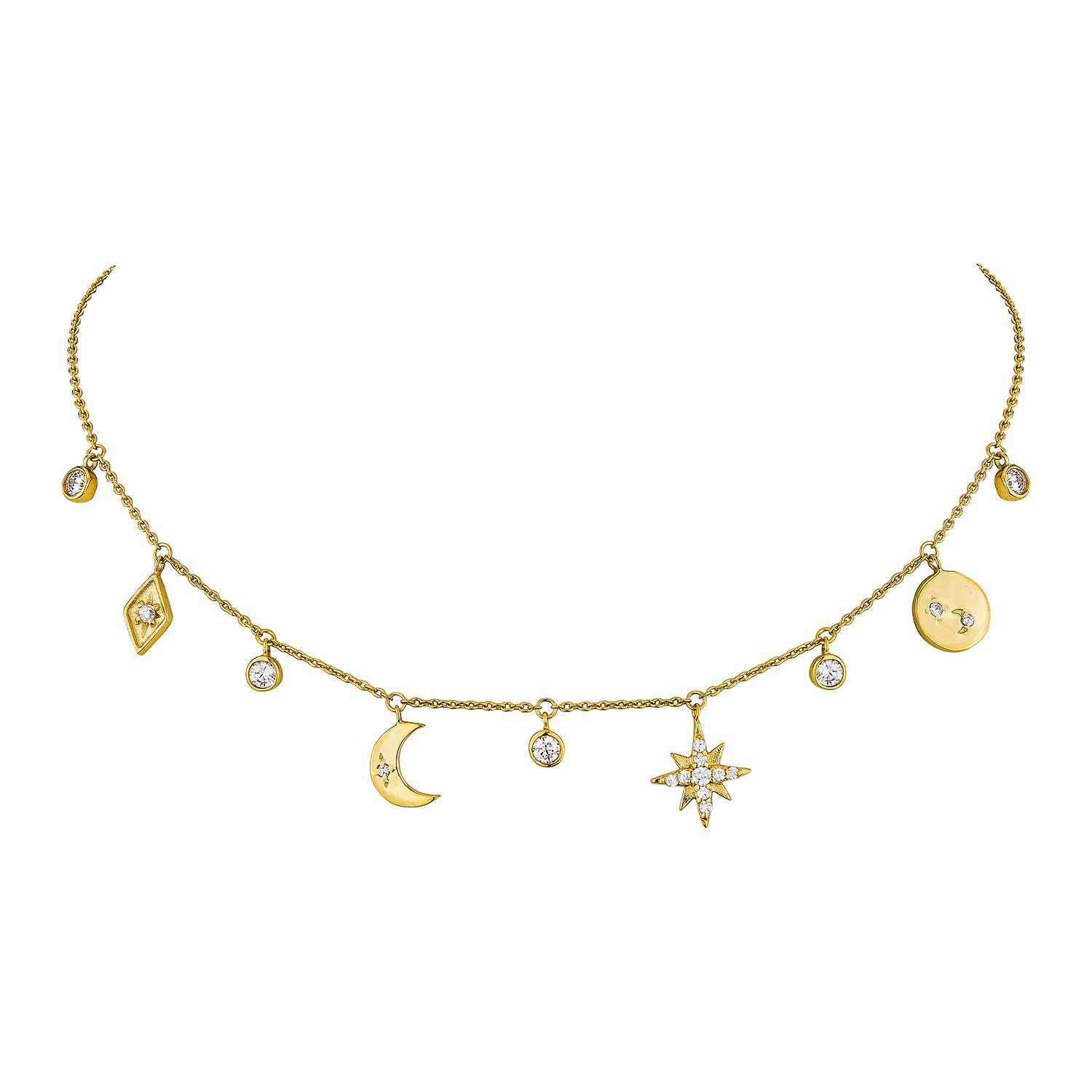 SELENE DANGLE NECKLACE